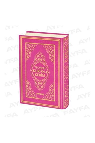 Ayfa Basın Yayın Orta Boy Kuran'ı Kerim Tecvidli Pembe Ayfa Yayınları