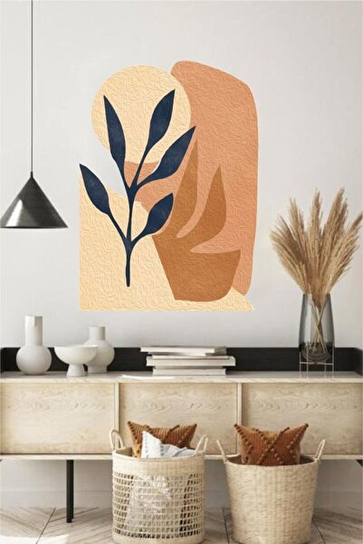 Piksel Grafik Absurd Leafy Bohemian Wall Sticker