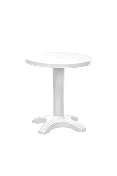 abnturk Standart Yükseklikte Yuvarlak Pvc Masa Demonte Plastik Masa Ø60, Yüks...
