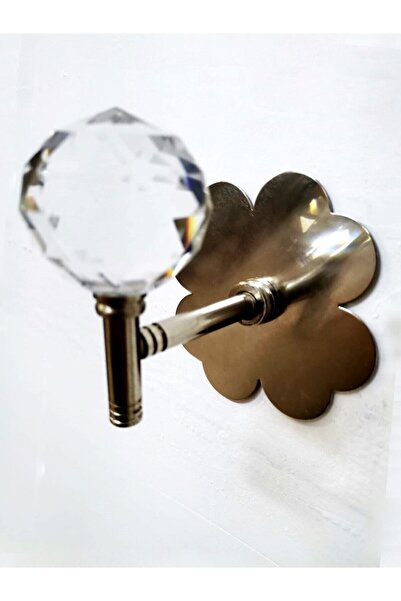 Evdepo Home Αυτοκόλλητο Ασημί Χρώμα Renso Ποτήρι με Βάση Γυαλί