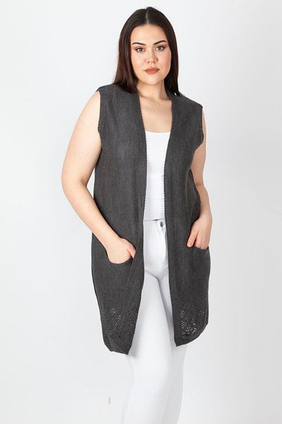 IŞILDA Women's Gray Vest