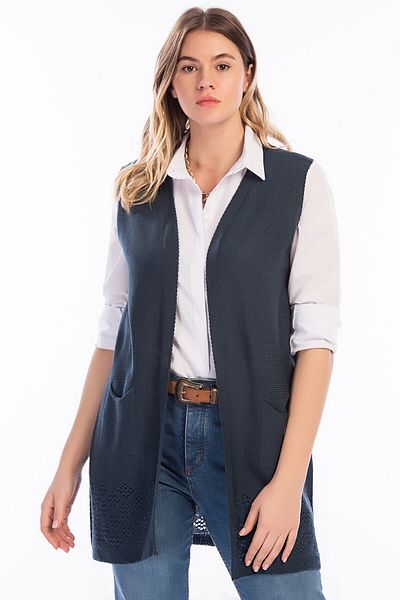 IŞILDA Women's Sleeveless Pocket Vest