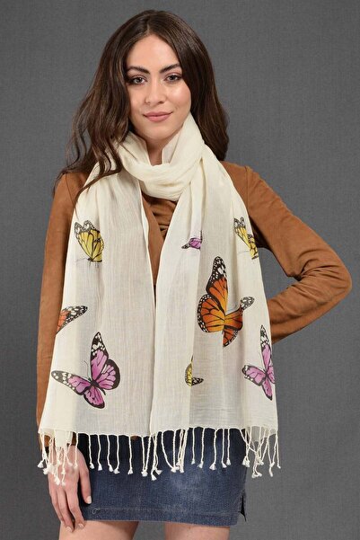 Dosimira Butterfly Cotton Shawl