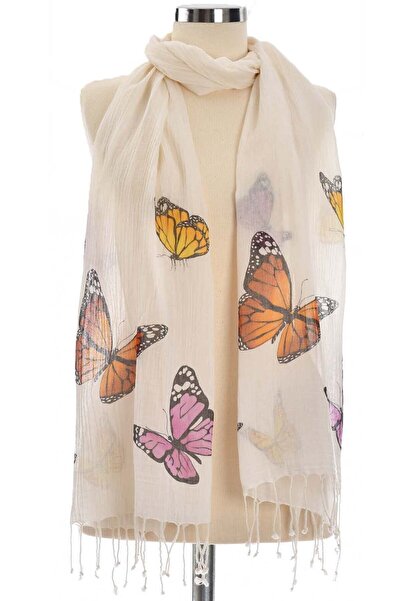 Dosimira Butterfly Cotton Shawl