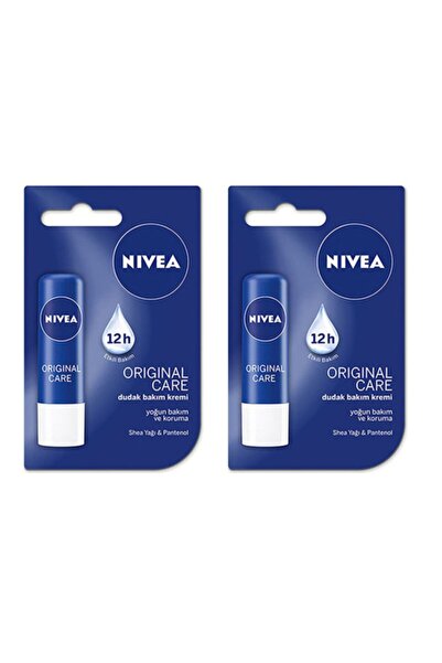 NIVEA Lıpstıck Dudak Bakımı Orıgınal Essentıal - 2 Adet