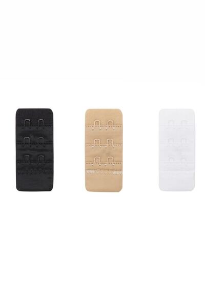 OMODAM Γυναικείο Μαύρο Σουτιέν Extender Agraf 2x3 3x3 3τμχ