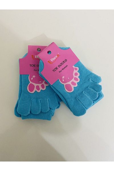Daren Șosete unisex Baby Blue Anti-Fungus Toe 2 piese