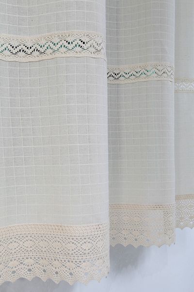 cotton maison Lacy Curtain 100x180 Cm