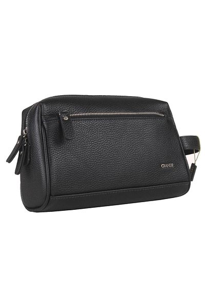 Grande Men's Leather Handbag Black 4273