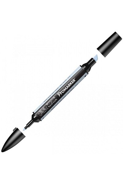 Winsor Newton Promarker Pastel Blue Graphic Drawing Pen - Double Tip, Alcohol Based, 365 Model (C719)