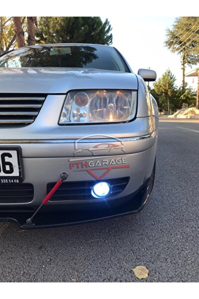 FTH GARAGE Wosvagen Bora 3 Parça Kanatlı Ön Lip Piano Black