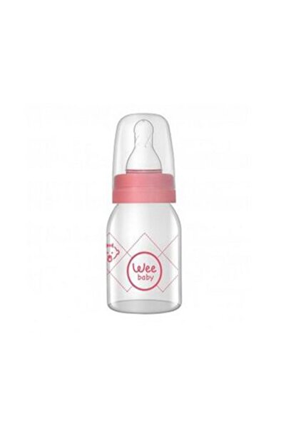 Wee Baby Glass Baby Bottle 125ml / Pink