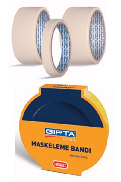 Gıpta Maskeleme Bandı Kağıt Bant 15 Mm X 40 Metre