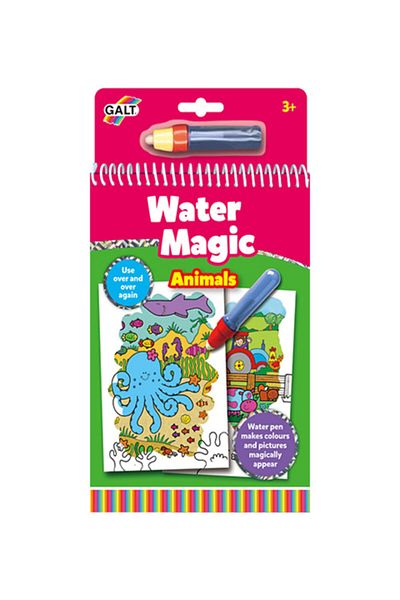 Galt 3 Years+ Water Magic Magic Animals Coloring Book and Set