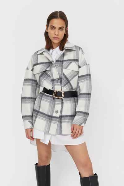 Stradivarius Üst Üste Geçmeli Tokalı Kemer