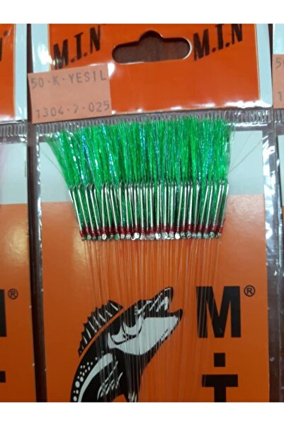 MTN BALIKCILIK Organize Istavrit Köstek13 No Beyaz Iğne Yeşil Sim 50li