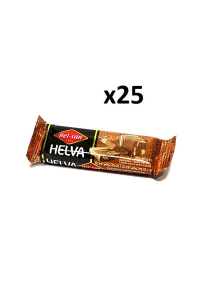 HELSAN Cocoa Halva 40 Gr X 25 Pieces