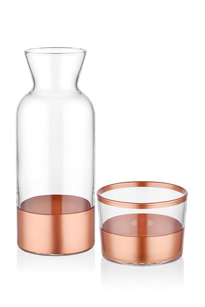 The Mia Glam Bedside Jug Copper Glm0029