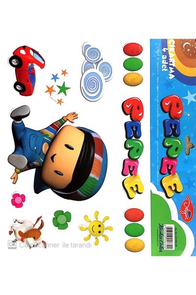 KESKİN COLOR Keskincolor Düşyeri Pepee Çıkartma 4 Adet