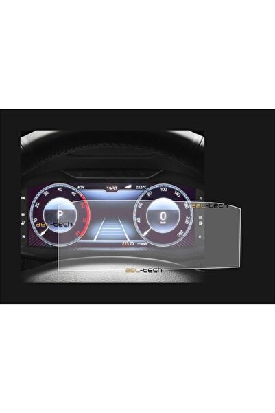 ael-tech Skoda Kodiaq Karoq Dijital Gösterge Panel Temperli Ekran Koruyucu