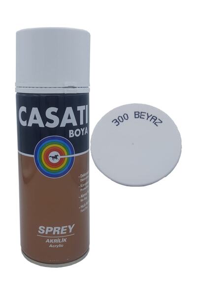 Casati Dyo Akrilik Sprey Boya Beyaz Ral-9010