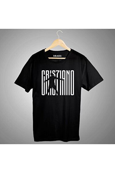 nrage Tricou negru Cristiano Ronaldo