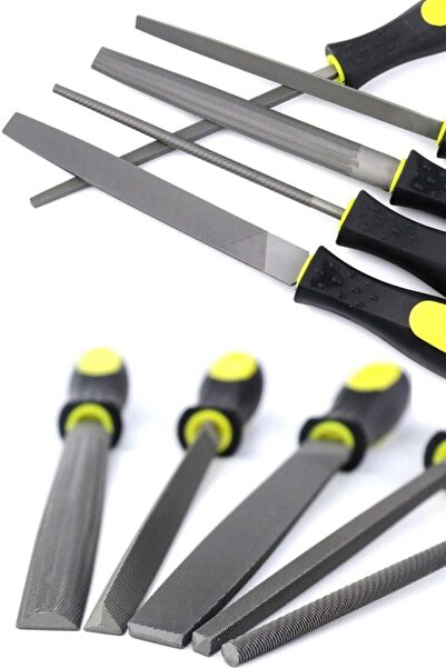 Mobee Meşem-1290 5 Parça Mini Eğe Törpü Seti Ahşap Tahta Oyma Şekillendirme Büyük Boy 1410