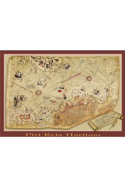 Art Puzzle Piri Reis Map 1000 Piece Puzzle