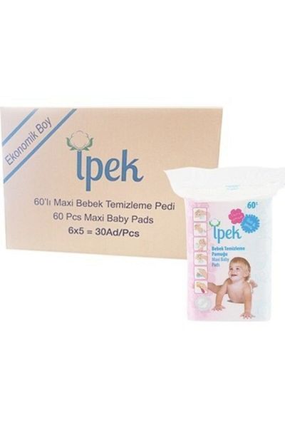 İpek Baby Cleaning Cotton 60 x 30 Pack