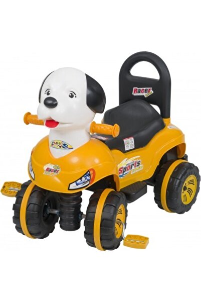 Genel Markalar Sarı Köpek Figürlü Oyuncak Araba