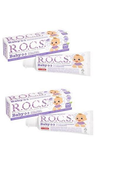 R.O.C.S. Linden Extract Toothpaste for 0-3 Years Old Babies - 35ml x 2