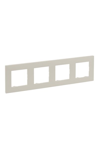 Legrand Raventi Series Quadruple Cream Frame