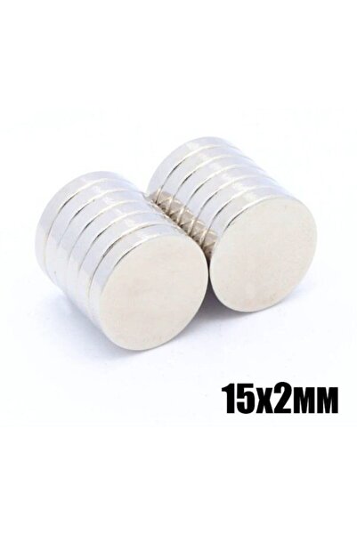 Dünya Magnet Far Temizleyici Neodyum Mıknatıs, 10 Adet 15x2mm Güçlü Far Temiz...