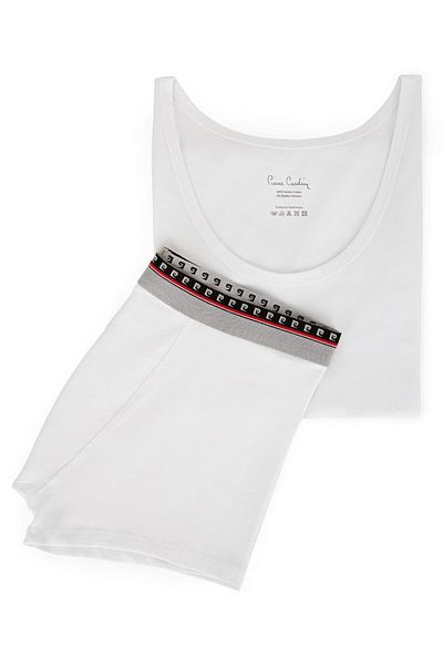 Pierre Cardin Ανδρικό λευκό εσώρουχο-μποξεράκι I021SZ0IT.T01.150-SET-K20