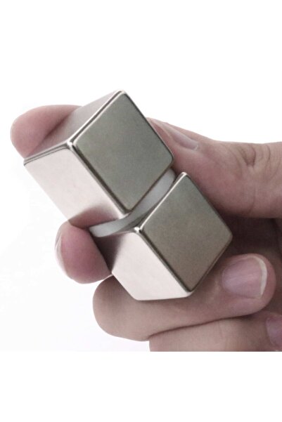 Dünya Magnet 2 Adet 20 mm X 20 mm X 20 mm Güçlü Küp Neodyum Mıknatıs
