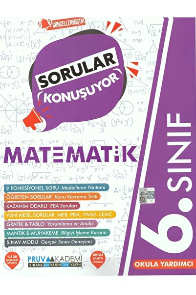 Pruva Akademi Pruva 6.sınıf Matematik Sorular Konuşuyor