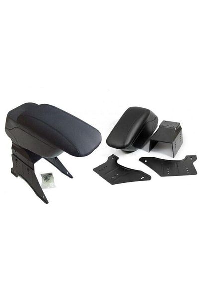 automars Linea Armrest Adjustable Sliding Cup Holder Armrest Black