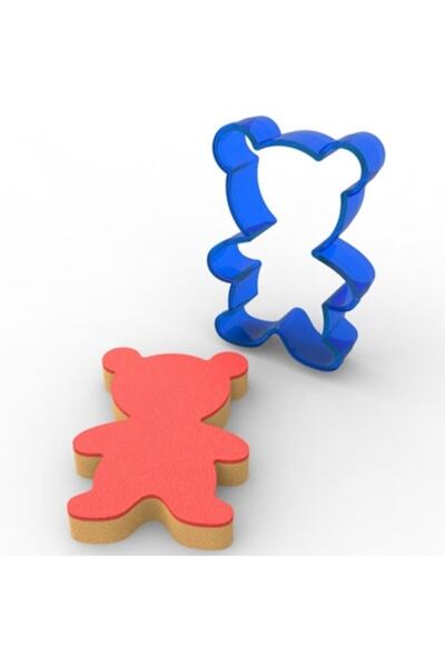 Elit parti لطيف تيدي بير الشكل البولي كربونات كوبات كوكي والحلوى البلاستيسين ...