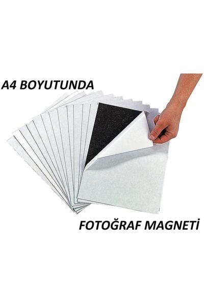 Dünya Magnet Yapışkanlı Fotoğraf Magneti, 20cm X 25cm Tabaka Magnet Mıknatıs