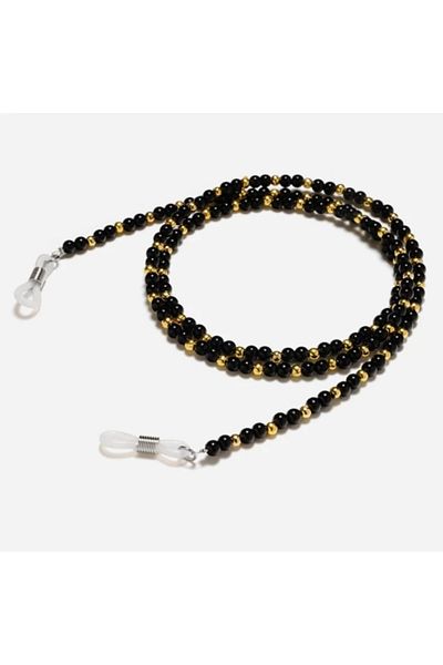 platin hediyelik Women's Beaded Sunglasses Chain Glasses Rope Strap Accessory