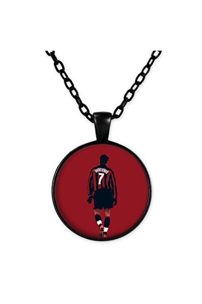 astak قلادة سلسلة سوداء على شكل قبة Bll716