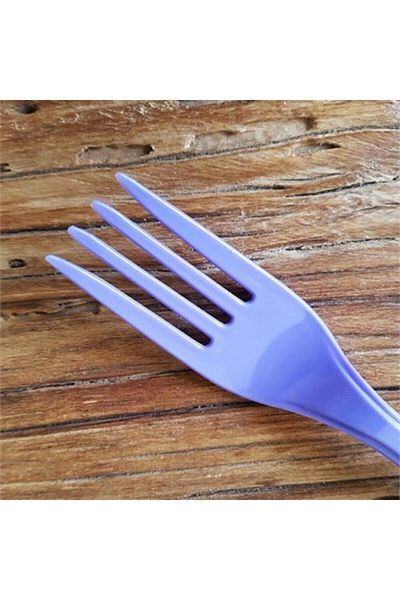 LOMİGA Hard Plastic Fork 25 Pieces