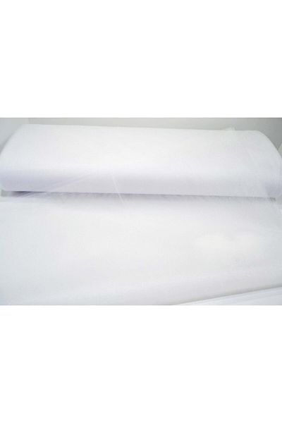 Aker Hediyelik Tul de cristal alb 10 metri Fagure de fundal din țesătură Sortiment de tul grik alb