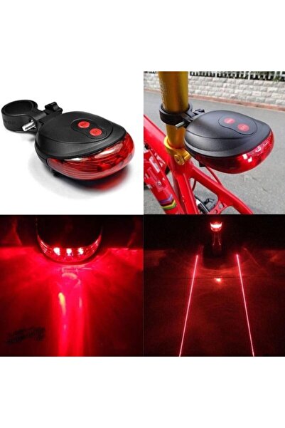 Genel Markalar Bisiklet Lambası Lazer Şeritli Güvenlik Arka Stop Lamba Led Iş...