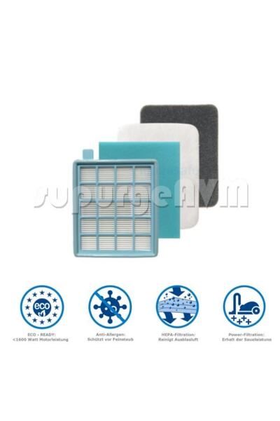 Philips Σετ φίλτρων Powerpro Compact Hepa - FC 8470/01