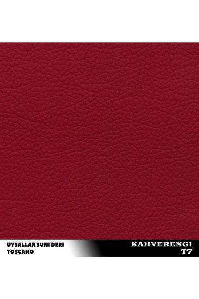 UYSALLAR SUNİ DERİ Teos Upholstery Faux Leather Red