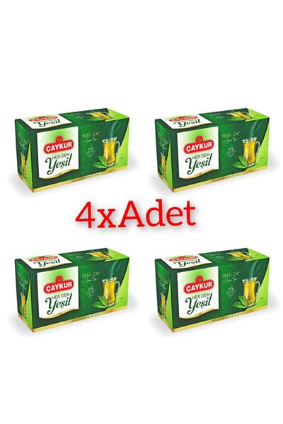 Çaykur Green Tea Cup - 4-Piece Bag, Set of 25