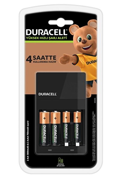 Duracell Cef 14 Yeni Nesil Şarj Aleti  2'şer Adet Aa ve Aaa Pil Hediye
