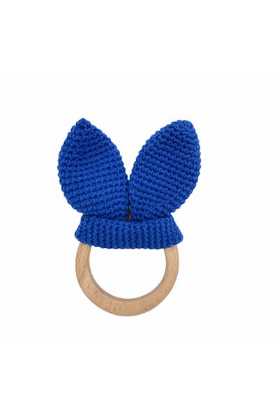 Özene Bezene Amigurumi Organic Teether Blue