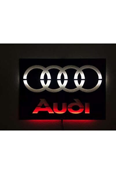 dekoraven Audi Logo Işıklı Tablo